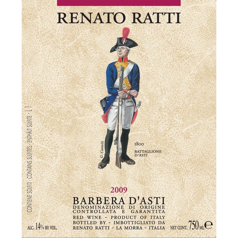 RENATO RATTI BARBERA D'ASTI 2021 750 mL