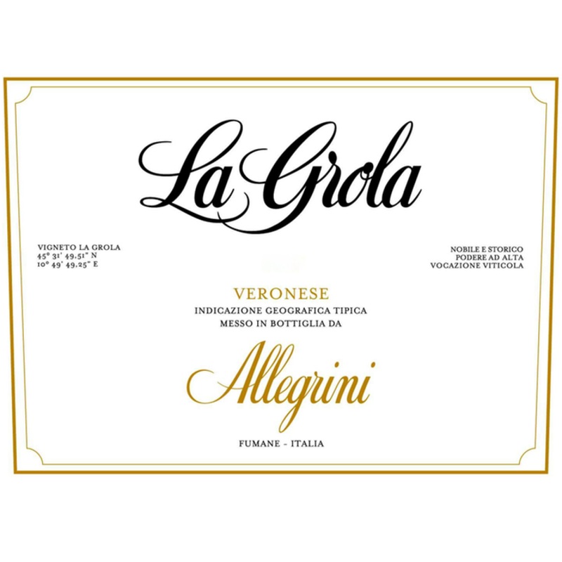 ALLEGRINI LA GROLA IGT 2019 750 mL