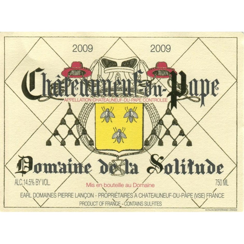 DOM DE LA SOLITUDE CHATEAUNEUF-DU-PAPE 2021 750 mL
