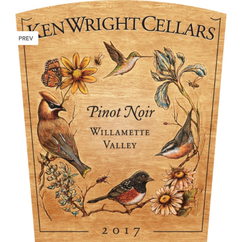 KEN WRIGHT CELLARS PINOT NOIR WILLAMETTE VALLEY 2022 750 mL