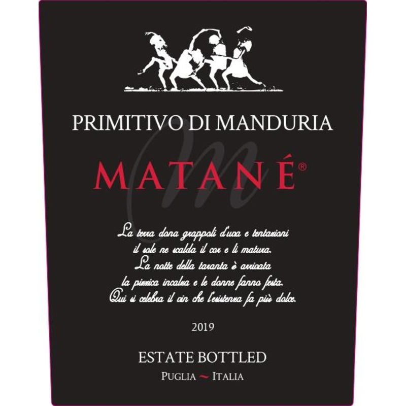 MATANE PRIMITIVO DI MANDURIA 2020 750 mL