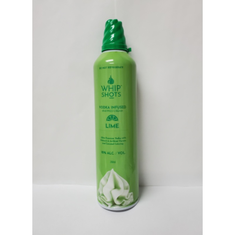 Cardi B's Whip Shots Vodka Infused Lime Whipped Cream 200ml