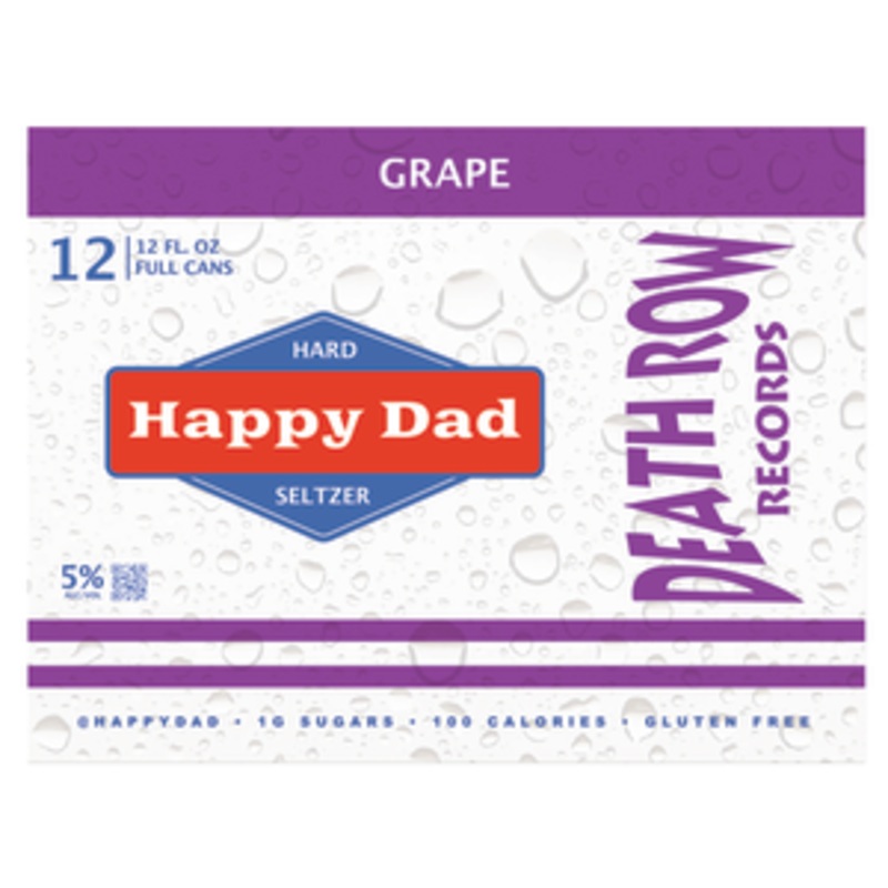 Happy Dad Hard Seltzer Death Row Records Grape