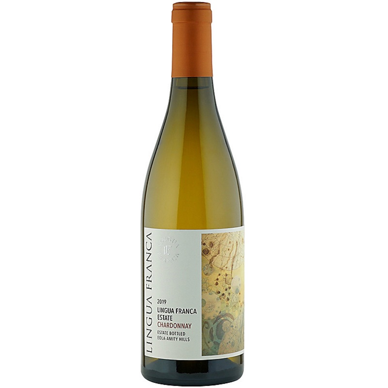 LINGUA FRANCA CHARDONNAY ESTATE EOLA AMITY HILLS 2019 750ML