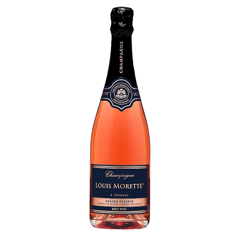 LOUIS MORETTE CHAMPAGNE GRANDE RESERVE BRUT ROSE 750ML