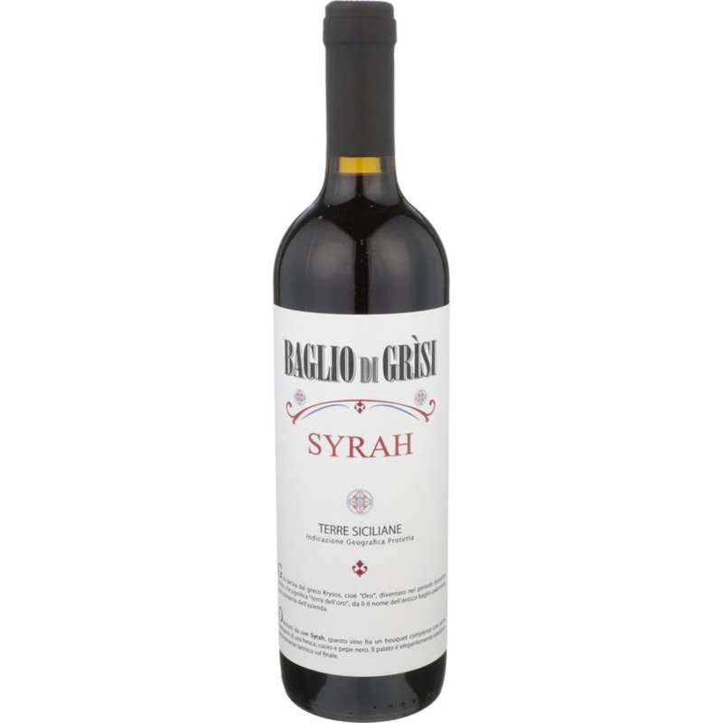 BAGLIO DI GRISI SYRAH TERRE SICILIANE 2021 750ML