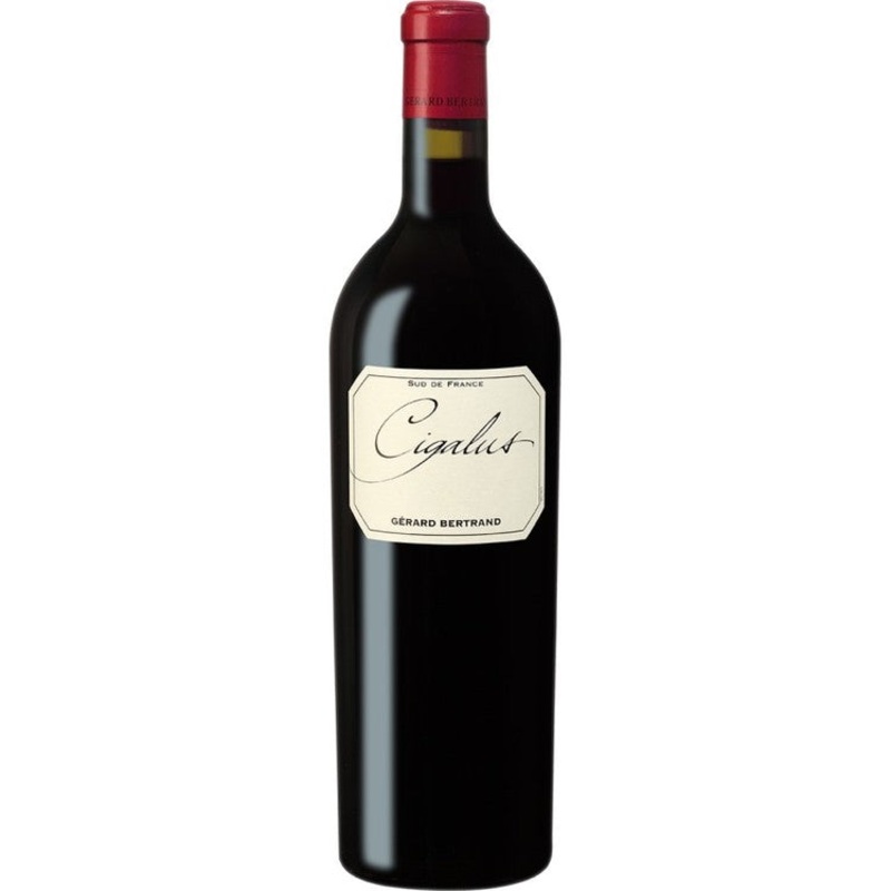 GERARD BERTRAND AUDE HAUTERIVES ROUGE CIGALUS 2020 WOOD BOX 750ML