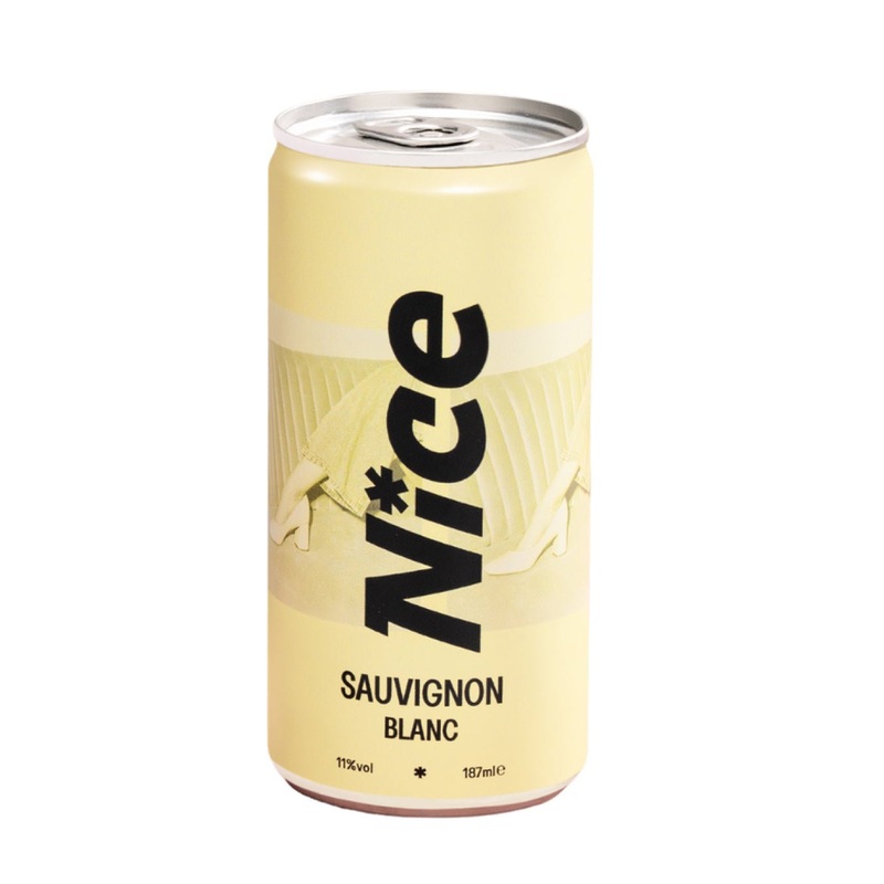 Nice Sauvignon Blanc White Wine Can, 187 ml