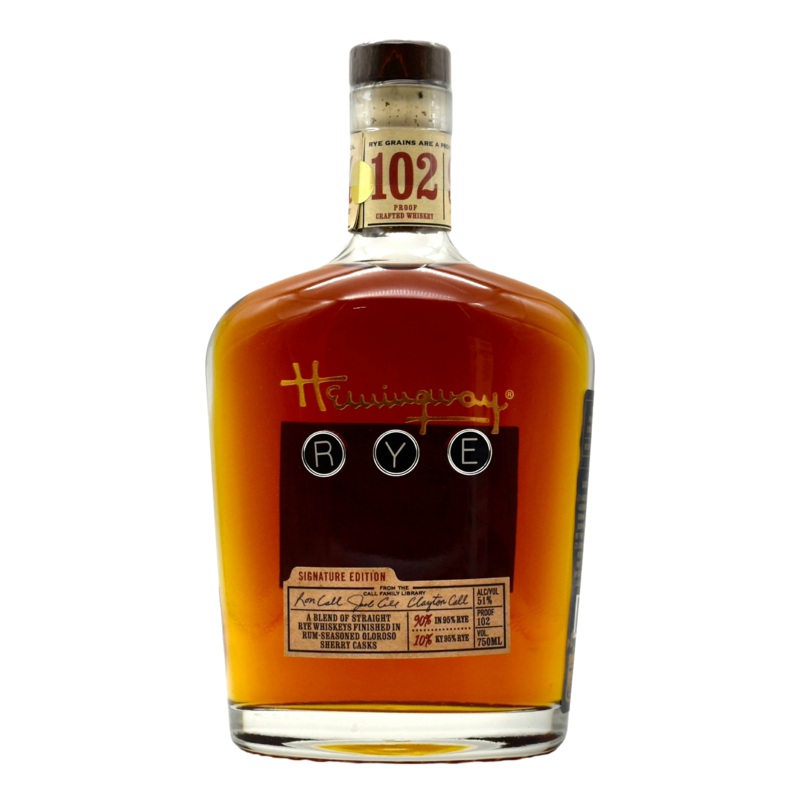 Hemingway Rye Signature 750ml