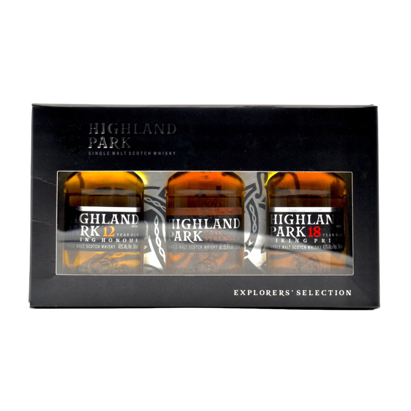 Highland Park Scotch Whiskey 3Pk 50ml