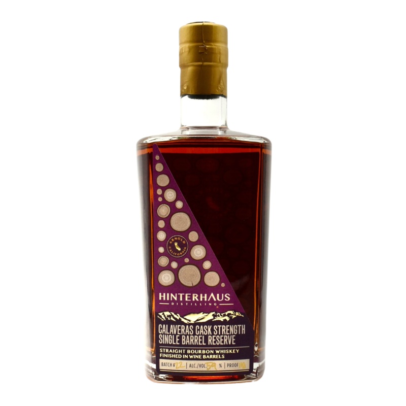 Hinterhaus Distilling Calaveras Cask Strength Single Barrel Reserve Bourbon Batch 22 750ml