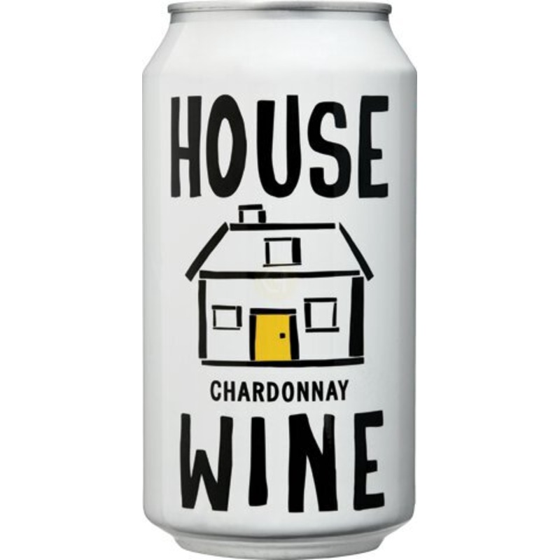 House Wine Chardonnay Cans NV 375