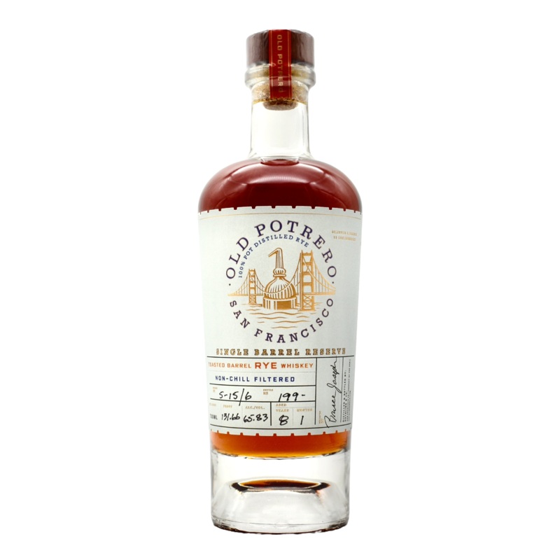 Old Potrero 8 Year Rye Whiskey Toasted 131.66pf 750ml