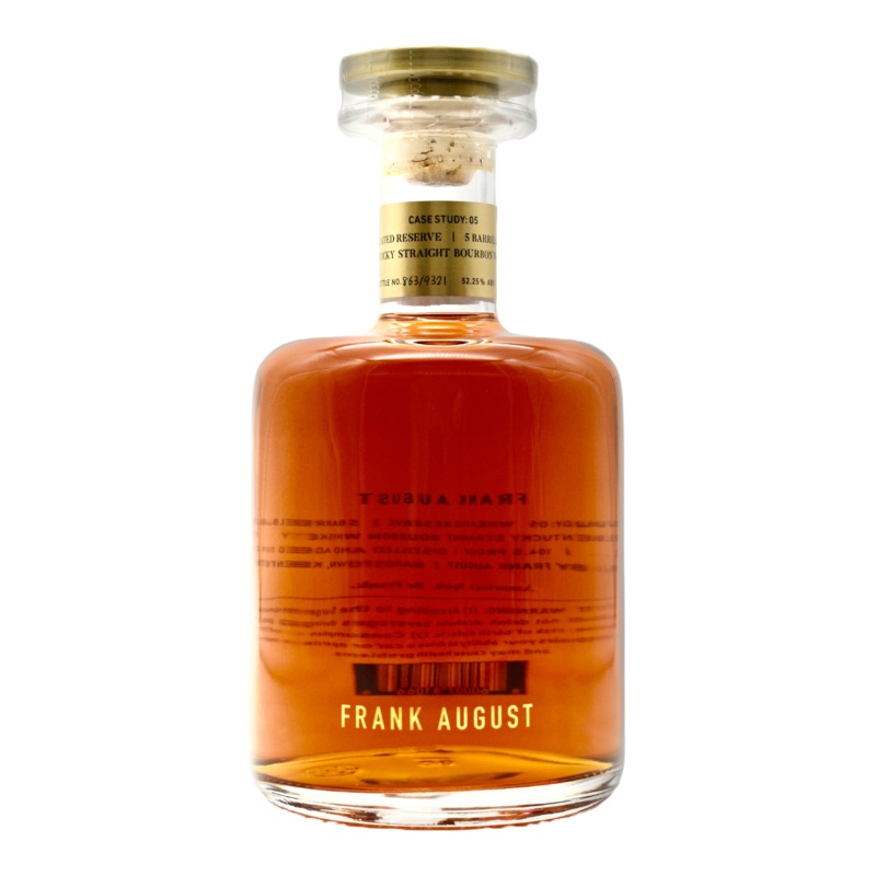 [PRE-ORDER] Frank August Wheated Reserve Bourbon Case Study: 05 750ml