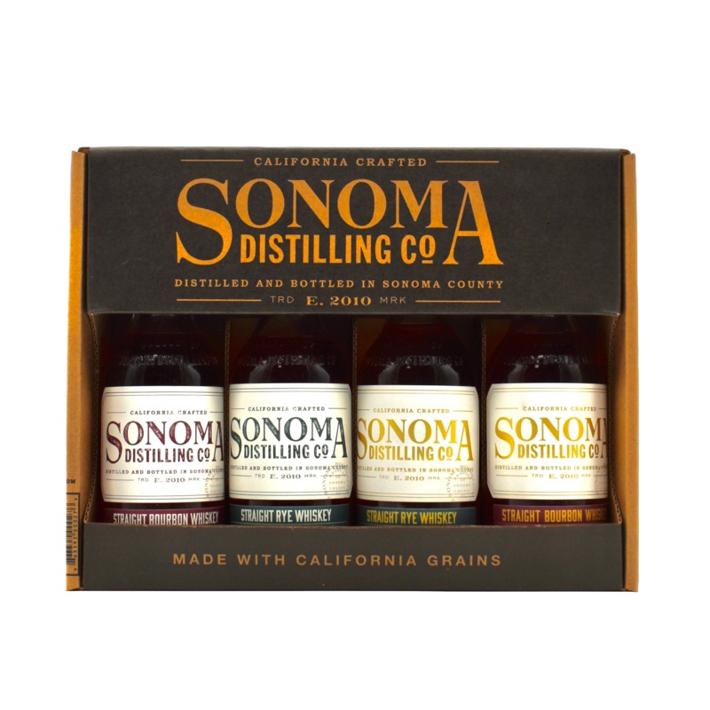 Sonoma Distilling Whiskey 4Pk 200ml