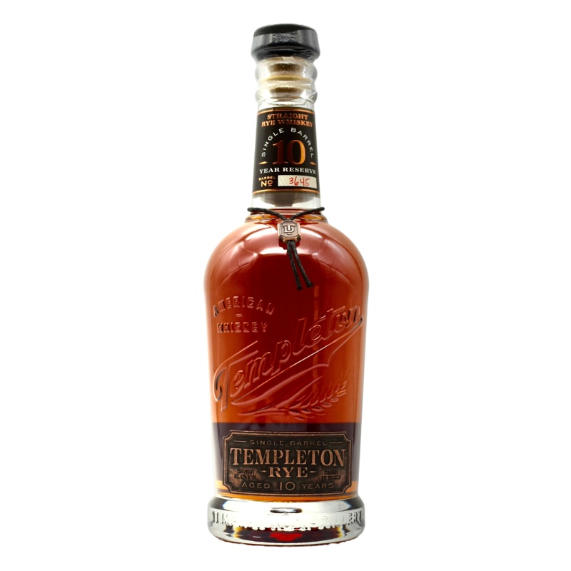 Templeton Rye Whiskey 10Yr 750ml
