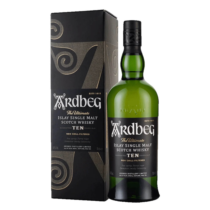 Ardbeg 10 Year Old Whisky, 70 cl