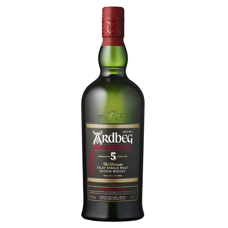 Ardbeg Wee Beastie 5 Year Old Single Malt Scotch Whisky, 70 cl