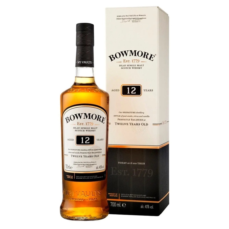 Bowmore 12 Year Old Whisky, 70 cl