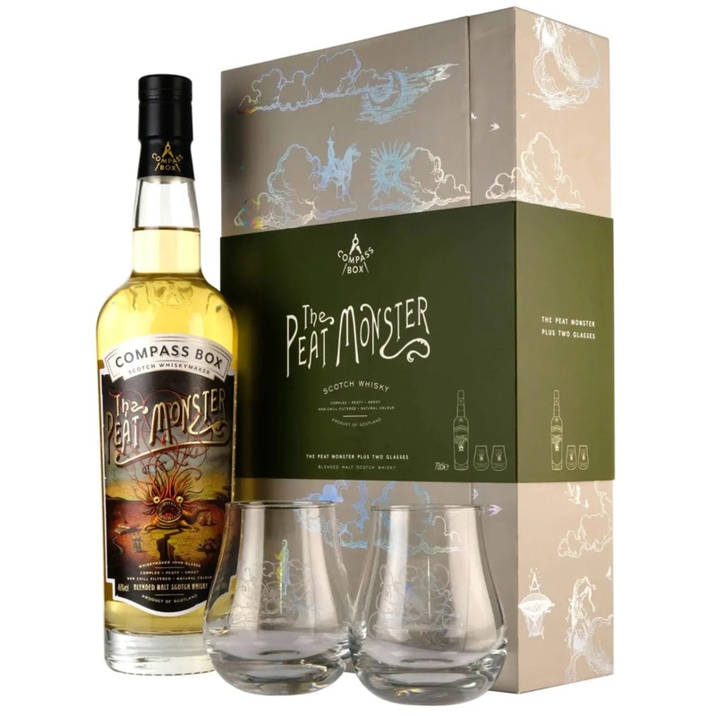 Compass Box The Peat Monster Blended Whisky Gift Set, 70 cl