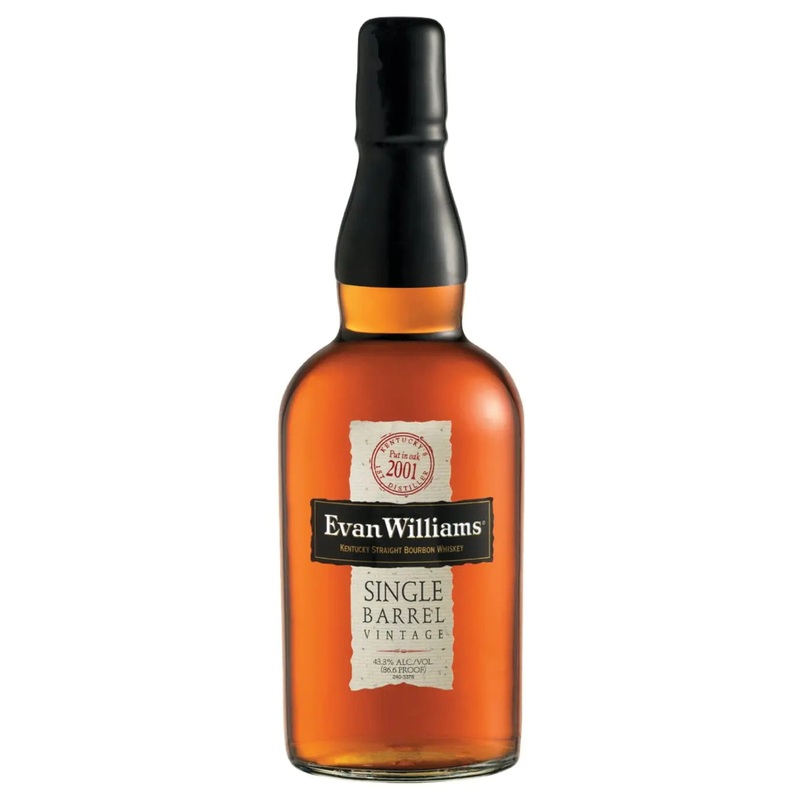 Evan Williams Single Barrel Vintage Bourbon Whiskey, 70 cl