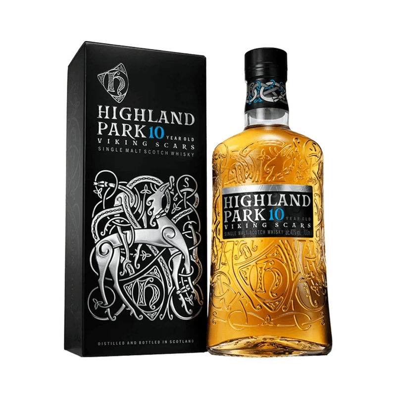 Highland Park 10 Year Old Viking Scars Whisky, 70 cl