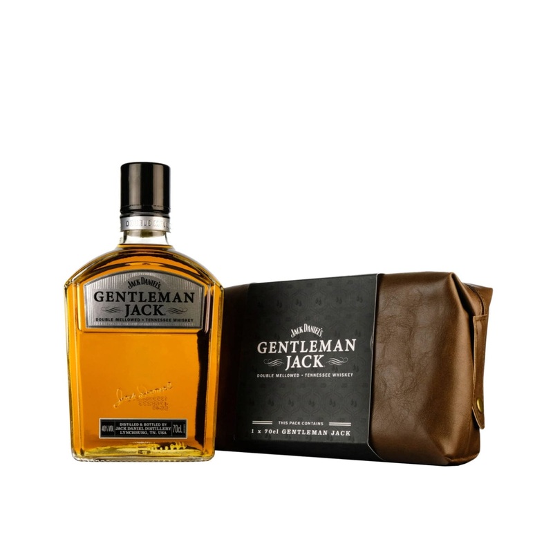 Jack Daniel's Gentleman Jack Whiskey  Washbag Gift Set, 70 cl