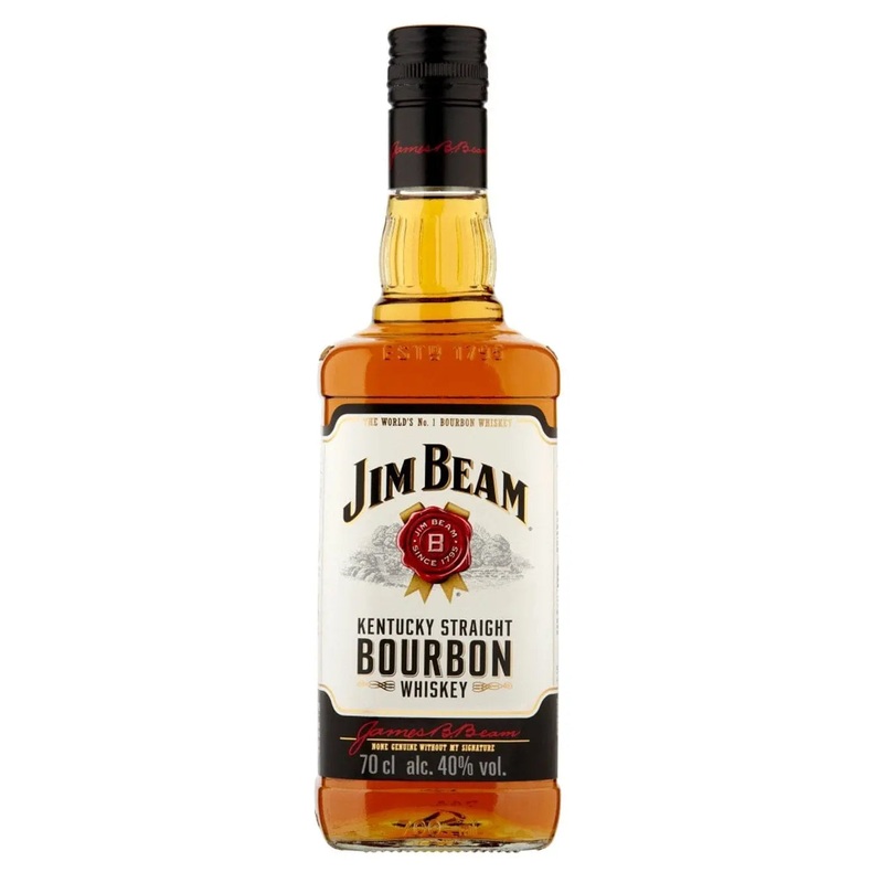 Jim Beam Bourbon Whiskey, 70 cl