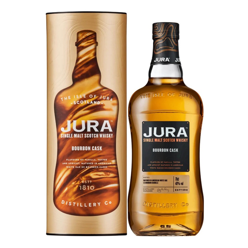 Jura Bourbon Cask Single Malt Scotch Whisky, 70 cl