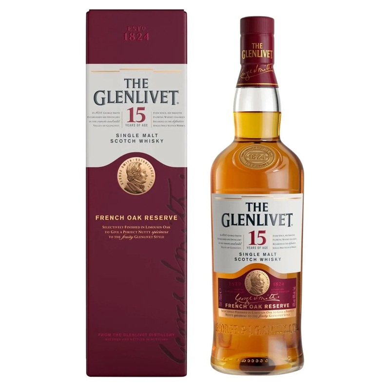 The Glenlivet 15 Year Old Whisky, 70 cl