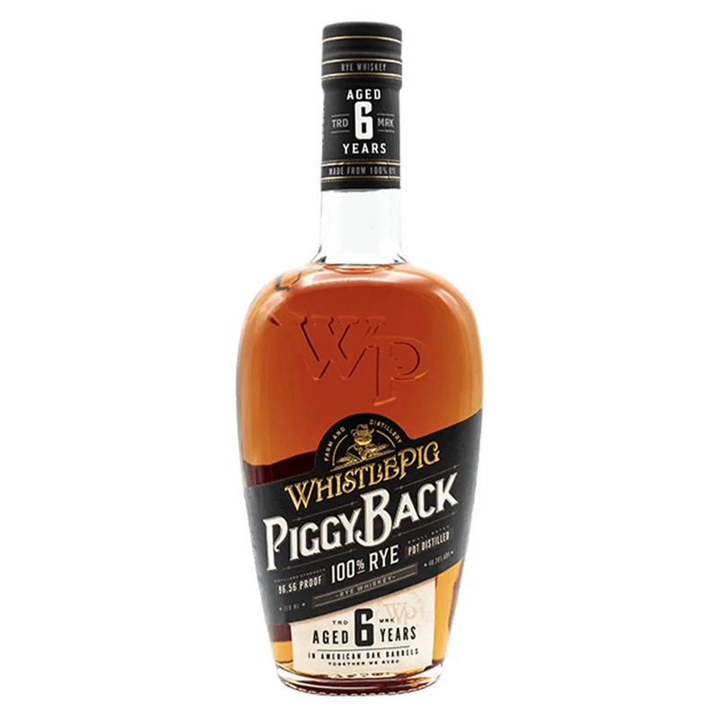 WhistlePig PiggyBack 100% Rye 6 Year Old Whiskey, 70 cl
