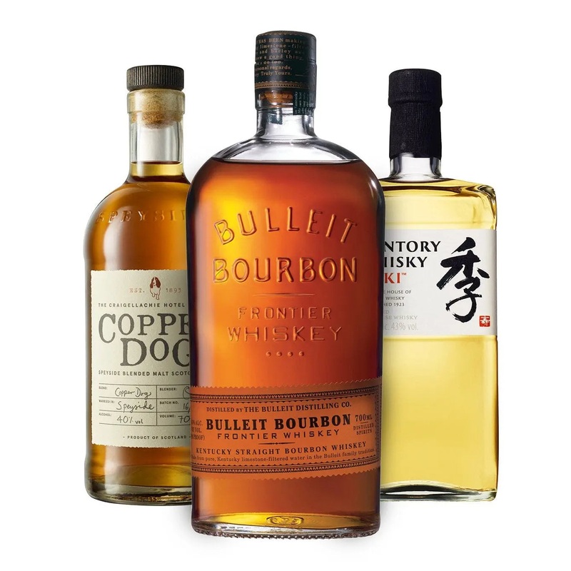 Working From Home Whiskies, 3 x 70 cl