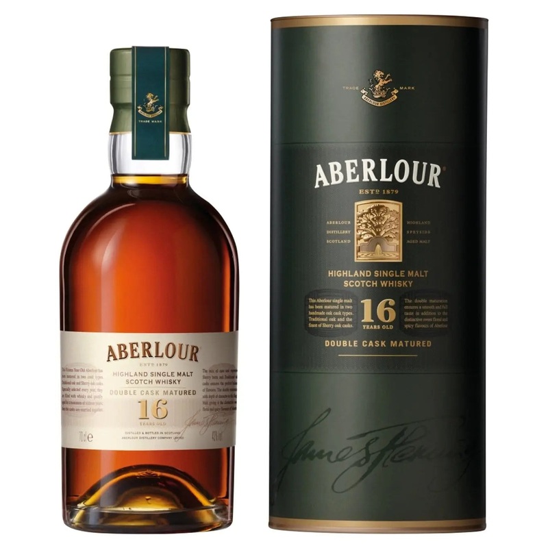 Aberlour 16 Year Old Double Cask Malt Whisky, 70 cl