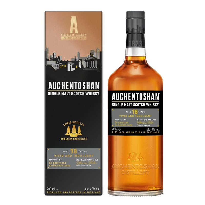 Auchentoshan 18 Year Old Whisky, 70 cl