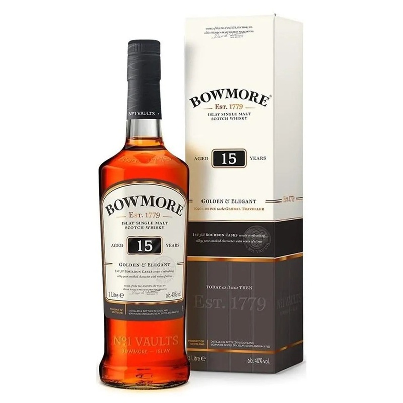 Bowmore 15 Year Old Whisky, 70 cl