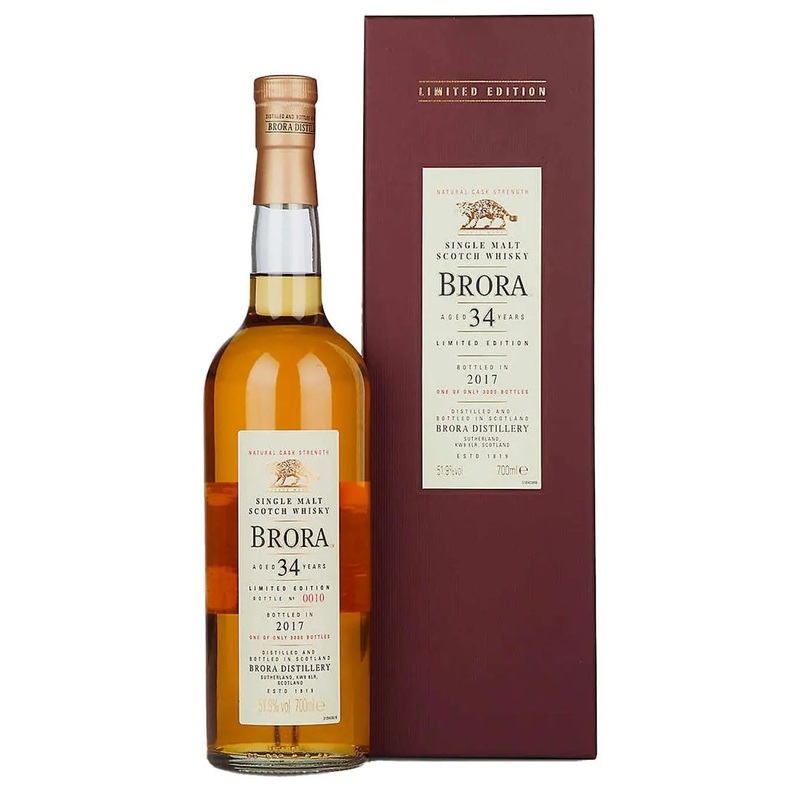 Brora 34 Year Old Whisky, 70 cl