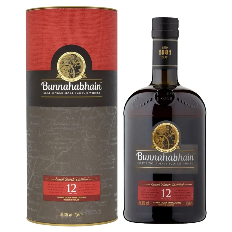 Bunnahanhain 12 Year Old Whisky, 70 cl