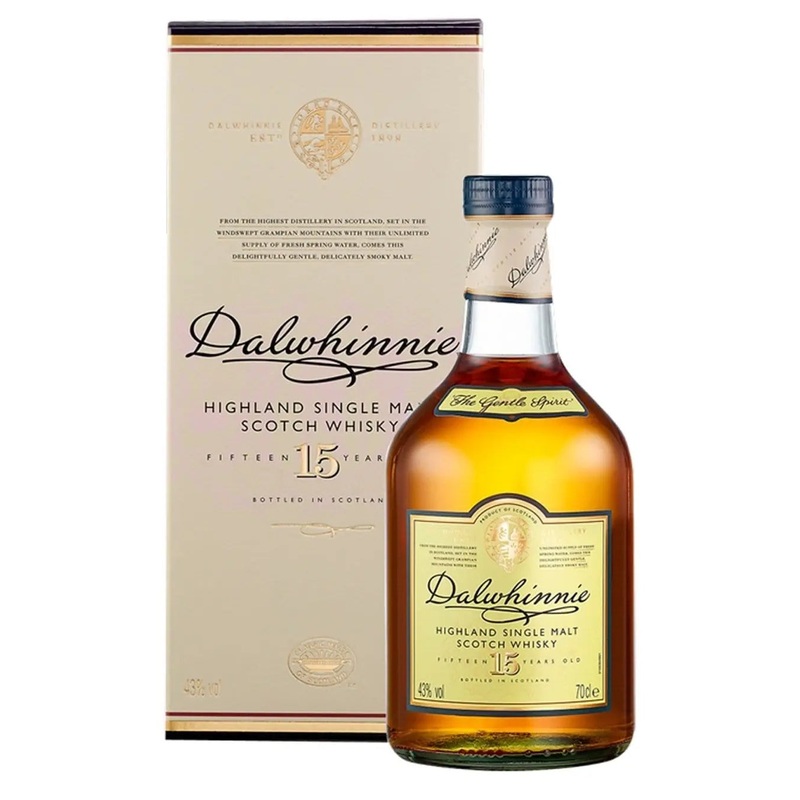 Dalwhinnie 15 Year Old Whisky, 70 cl