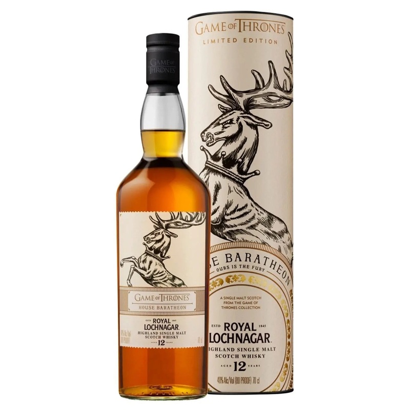 Game of Thrones House Baratheon - Royal Lochnagar 12 Year Old Malt Whisky, 70 cl