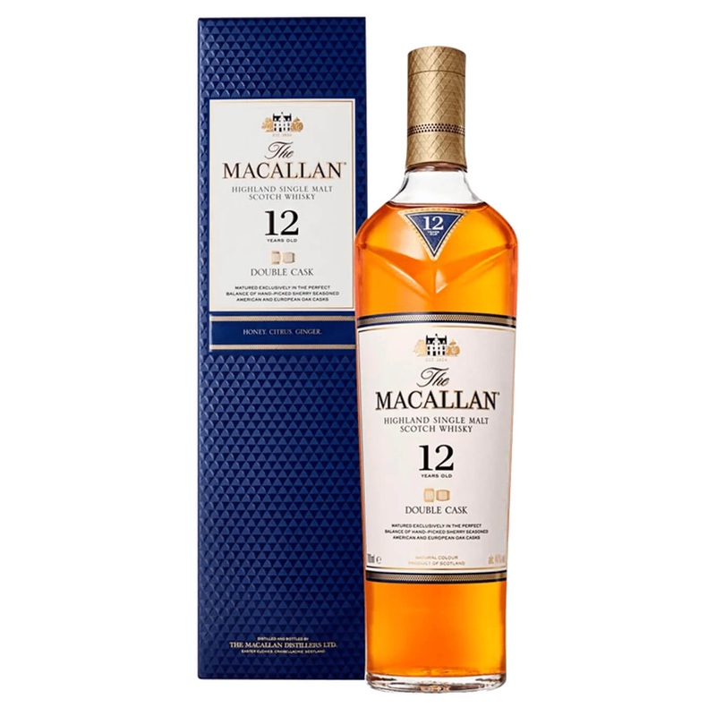 The Macallan 12 Year Old Double Cask Malt Whisky, 70 cl