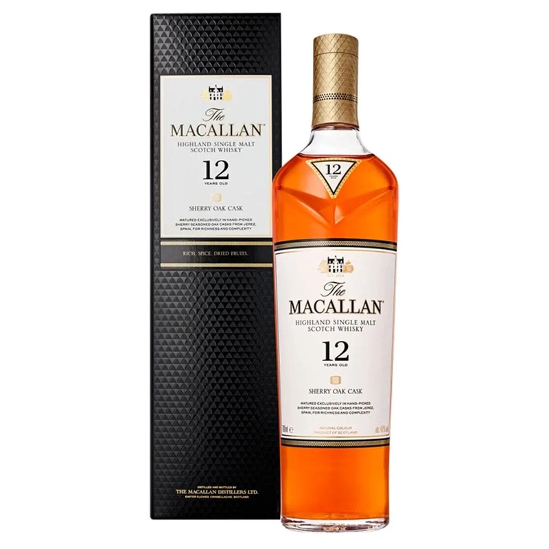 The Macallan 12 Year Old Sherry Oak Whisky, 70 cl