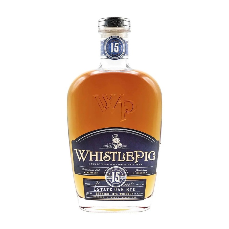 WhistlePig Rye Whiskey Vermont Oak 15 Year Old, 70 cl