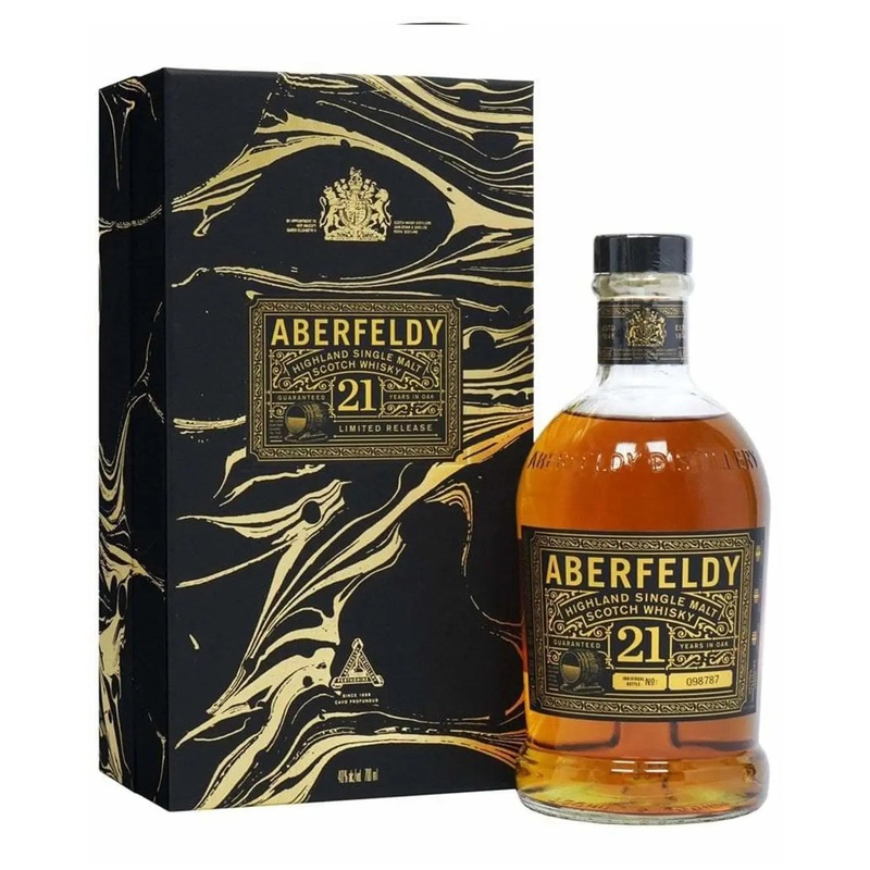 Aberfeldy 21 Year Old Whisky Gift Box, 70 cl