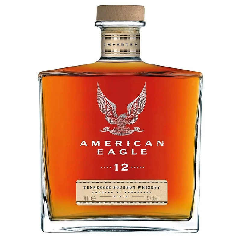 American Eagle Tennessee Bourbon 12 Year Old Whiskey, 70 cl