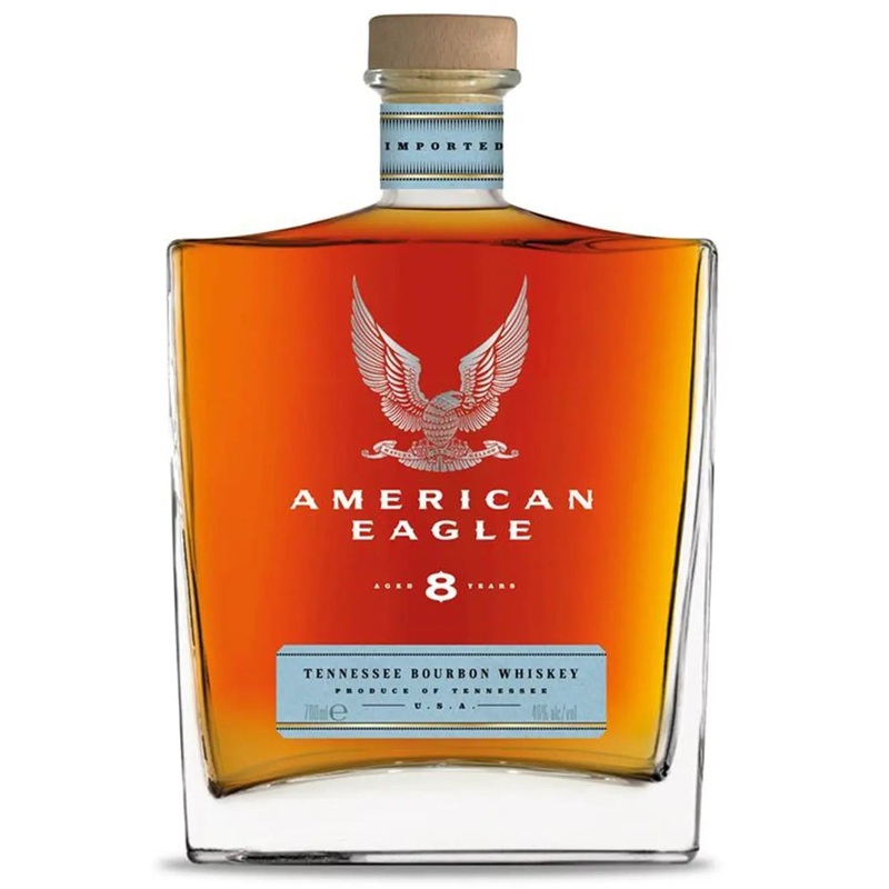 American Eagle Tennessee Bourbon 8 Year Old Whiskey, 70 cl