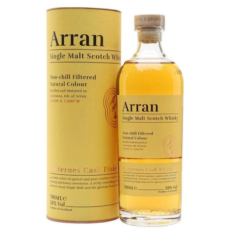 Arran Sauternes Cask Finish Single Malt Whisky, 70 cl