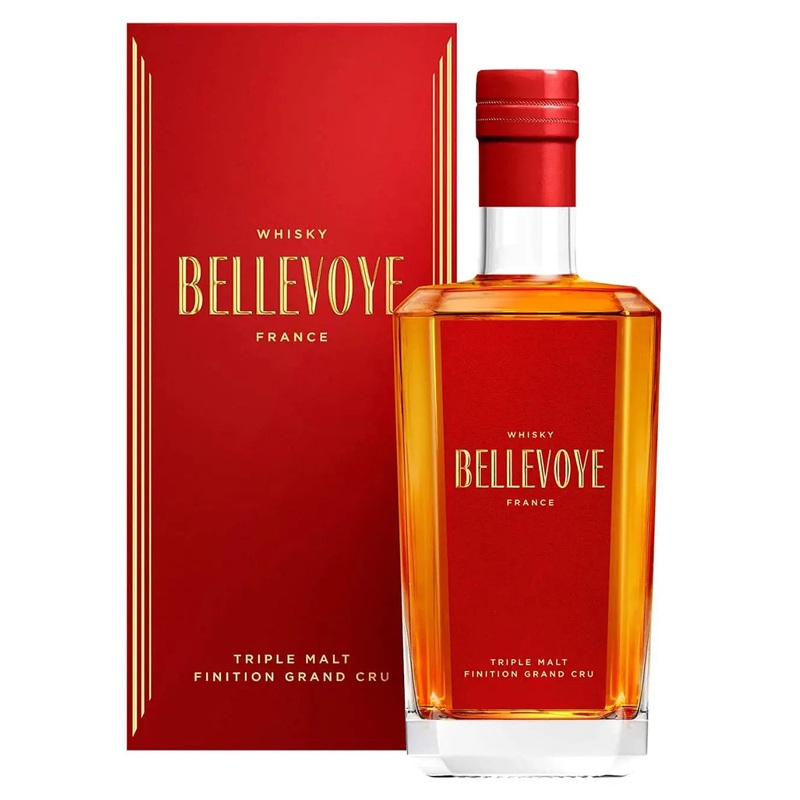 Bellevoye Red French Triple Malt Whisky, 70 cl