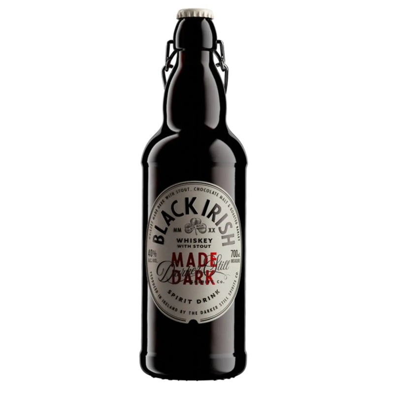 Black Irish Whiskey With Stout, 70 cl