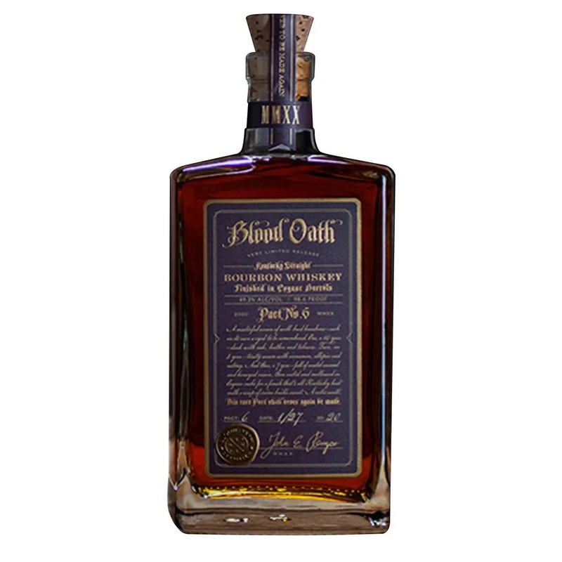 Blood Oath Pact VI Bourbon 98.6% Proof, 75 cl