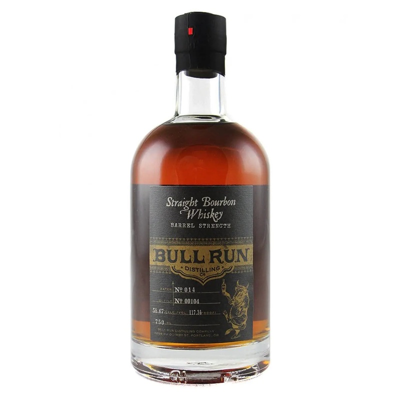 Bull Run Distilling Co. Barrel Strength Straight Bourbon Whiskey, 75 cl